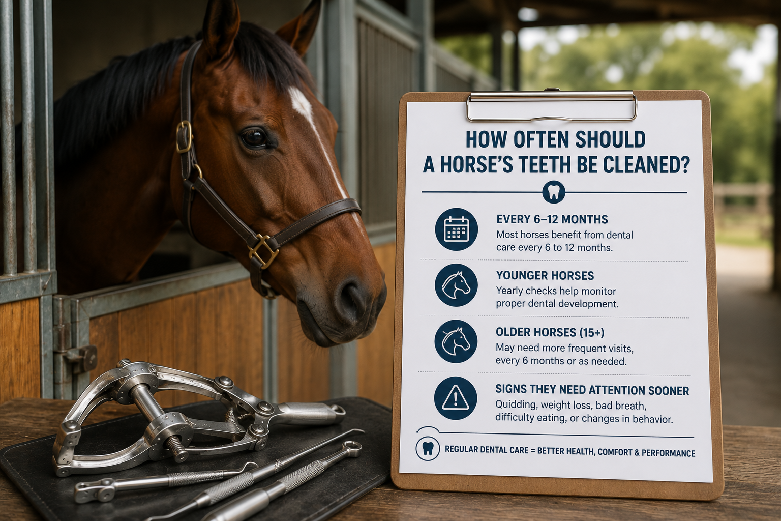 How Often Should a Horse's Teeth Be Cleaned