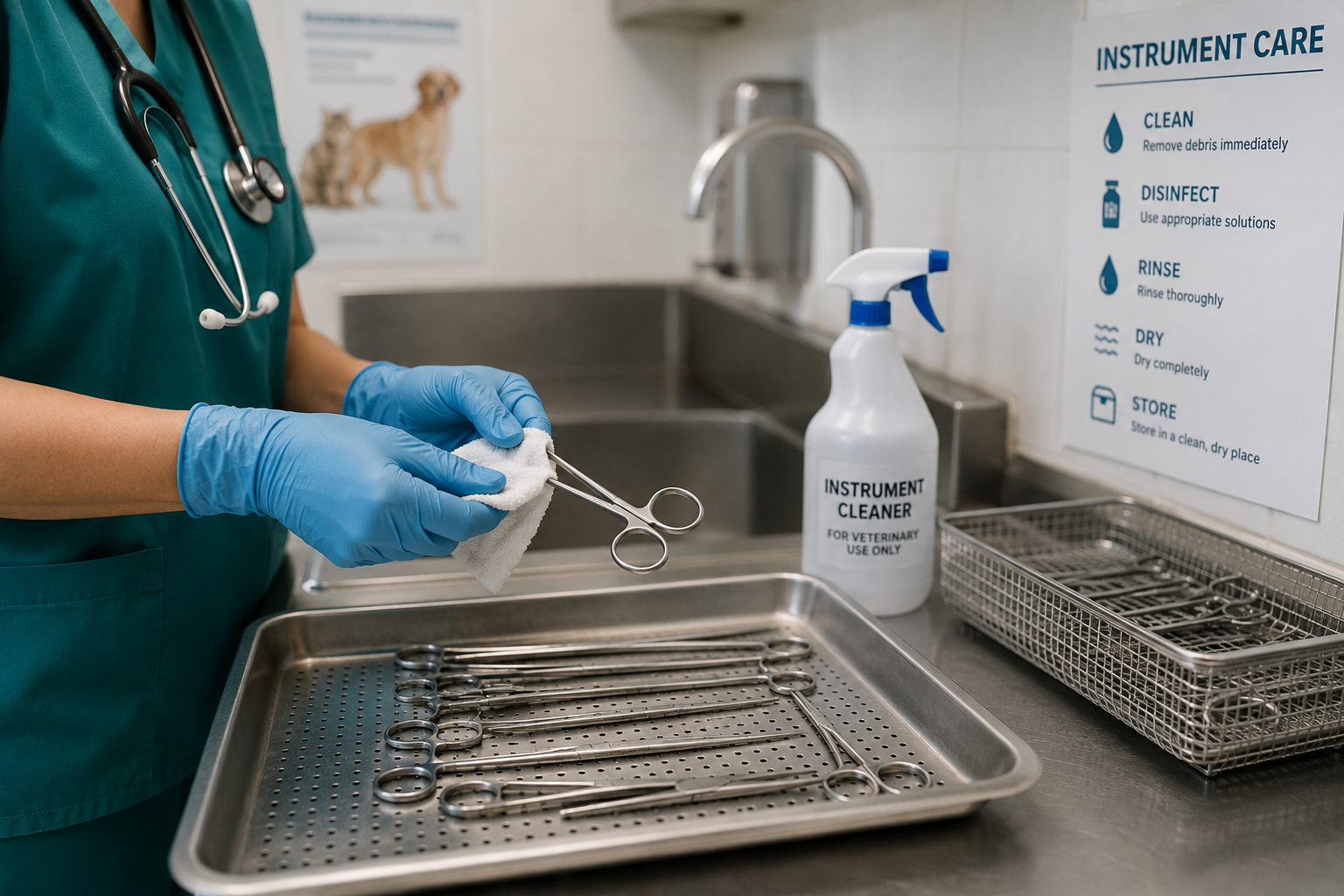 Veterinary Surgical Instrument Care