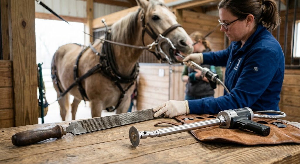 What's the Difference Between an Equine Dental Float and a Rasp