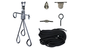 Stainless Steel IV Drip Hanger with Suspension Rope