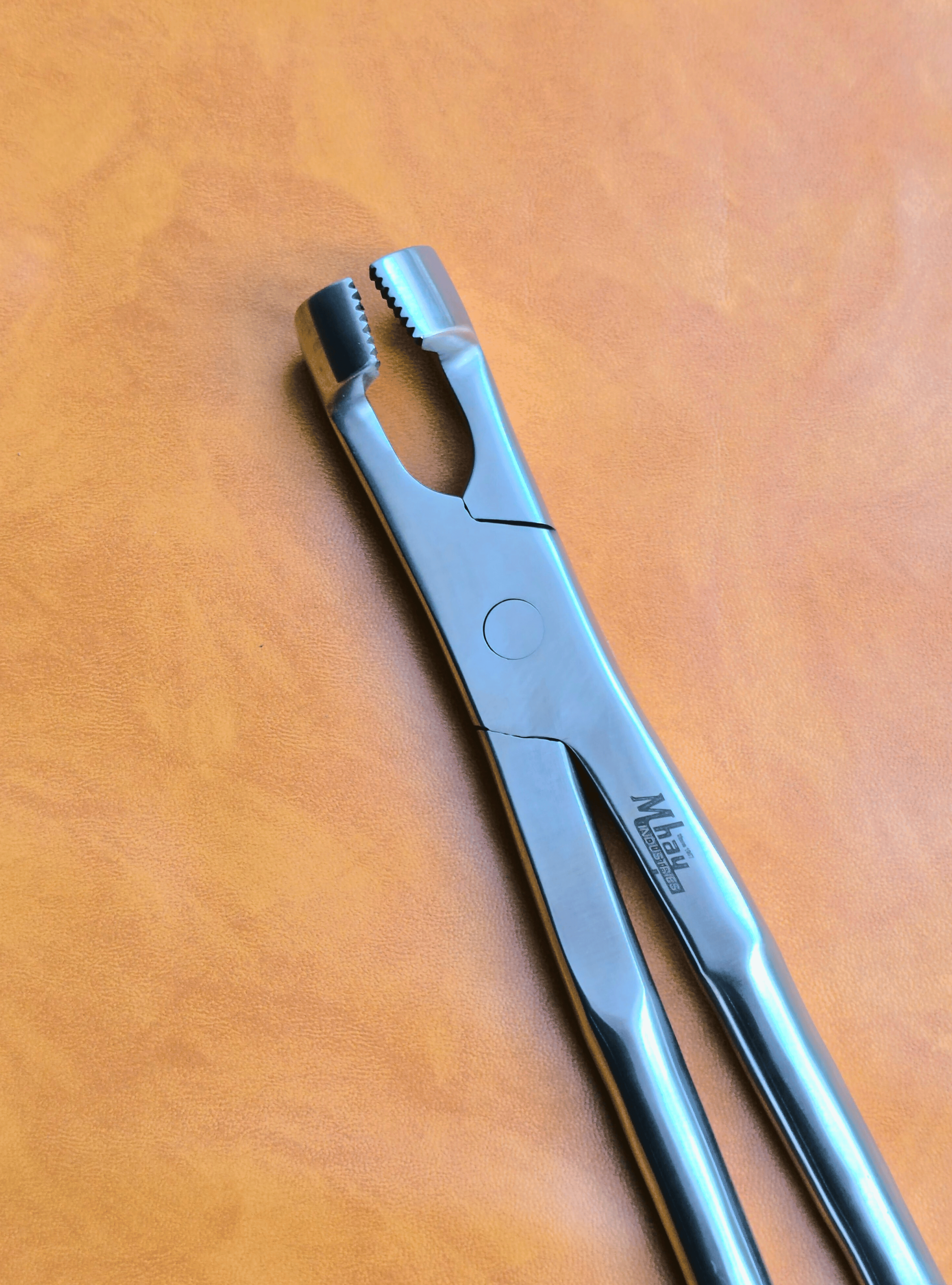 Molar Serrated Jaw Pony Forceps 15"