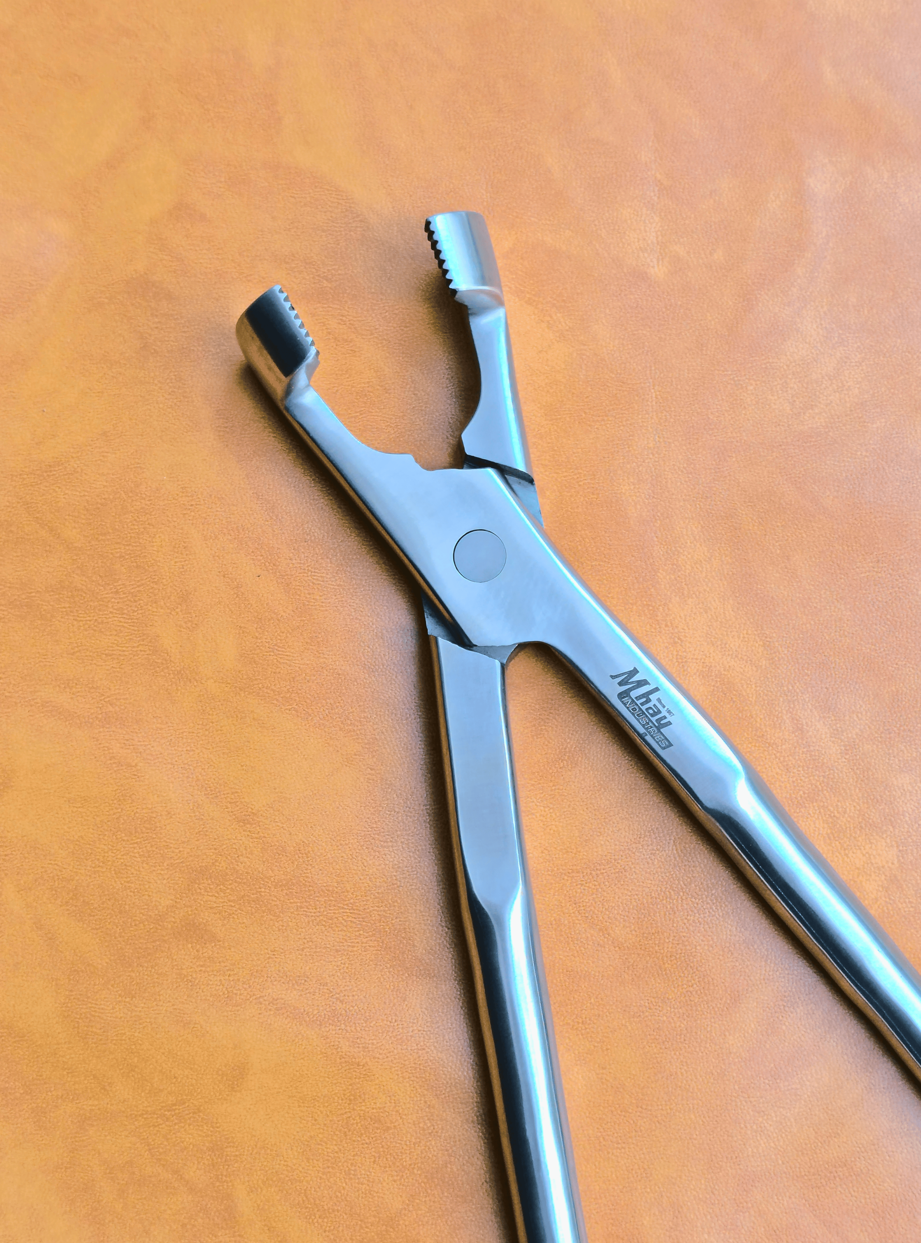 Molar Serrated Jaw Pony Forceps 15"