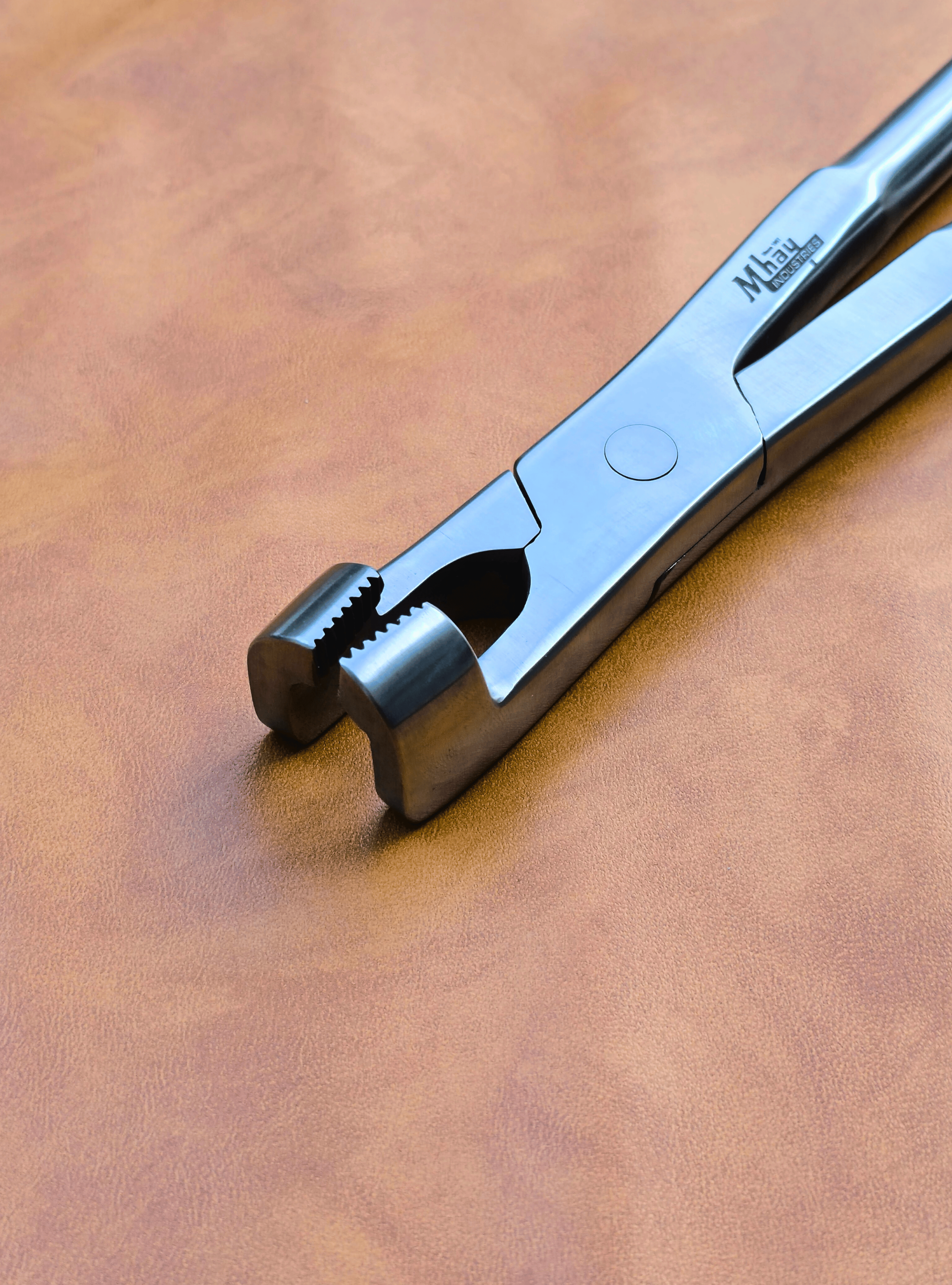 Molar Serrated Jaw Pony Forceps 15"