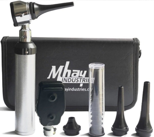 Veterinary Otoscope , Ophthalmoscope Set with Extra Bulb & Specula