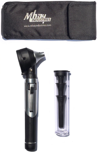 Mini-Veterinär-Otoskop-Set im Taschenformat mit zusätzlichem Spekulum und Beutel