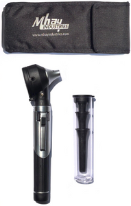 Mini Pocket Size Veterinary Otoscope Set with Extra Specula & Pouch