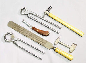 Kit d'outils de maréchal-ferrant de haute qualité | Instruments en acier inoxydable pour le soin des chevaux