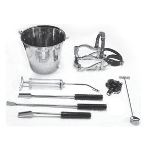 Kit dentaire équin complet : outils essentiels pour des soins dentaires vétérinaires complets