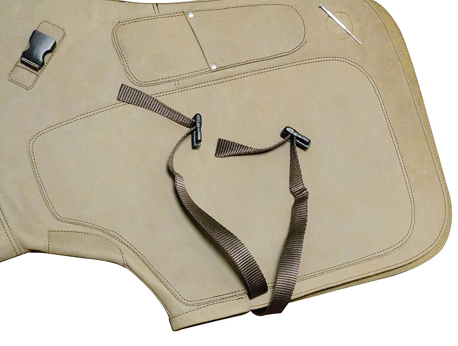 Nubuck Leather Farrier Chaps for Professional Equine Care