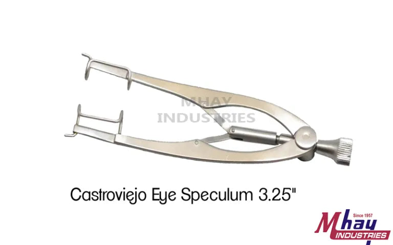 Präzises 3,25-Zoll-Castroviejo-Augenspekulum für optimale ophthalmologische Eingriffe