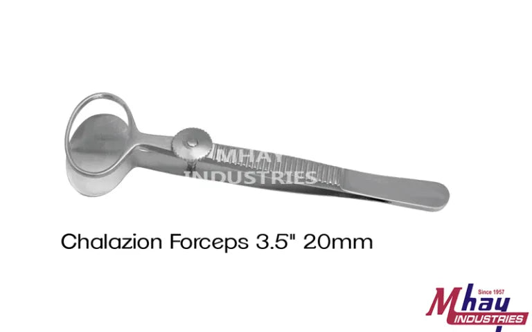Pince à Chalazion 3,5" 20 mm pour des procédures médicales efficaces