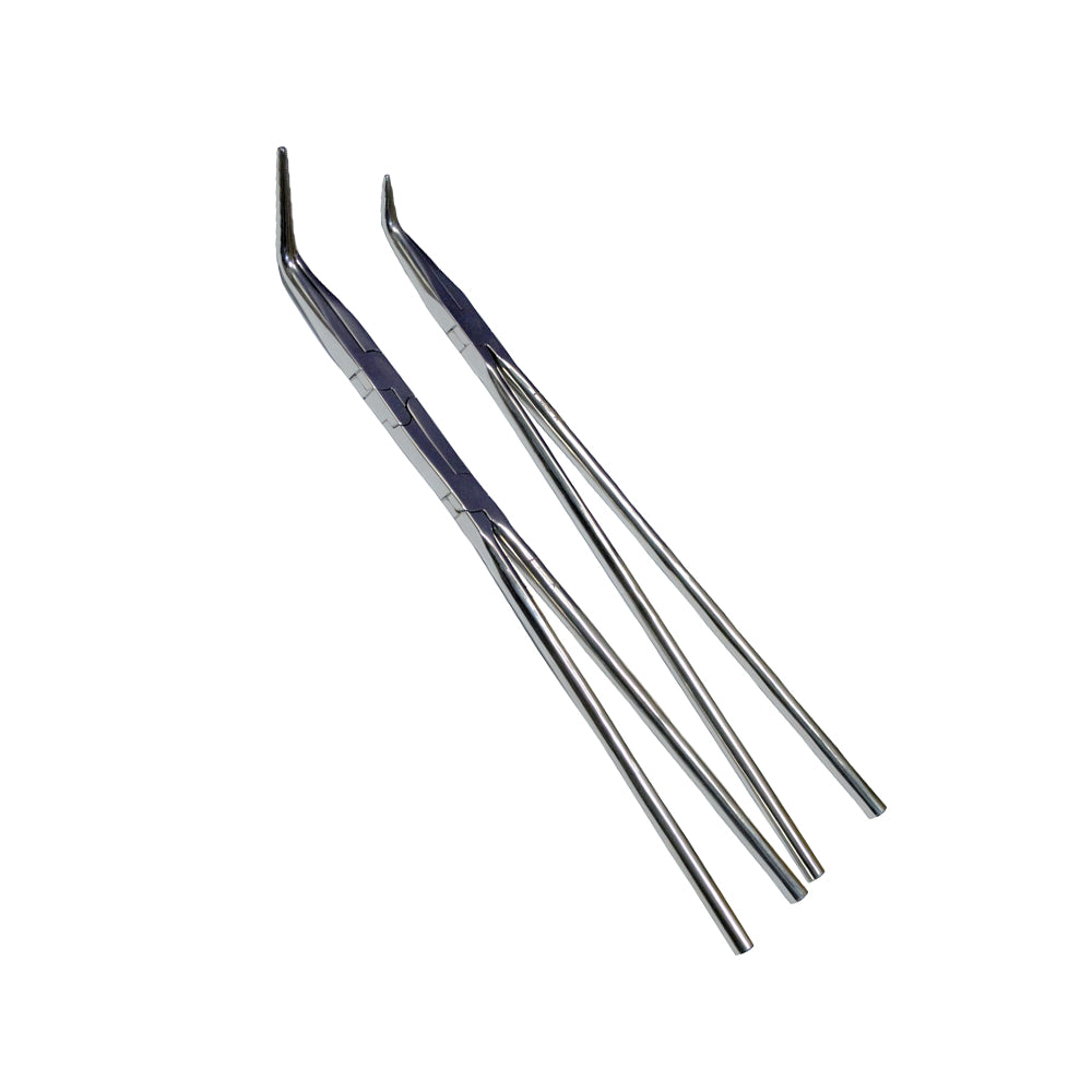 Premium Equine Dental Fragment Forceps with Serrated Jaws