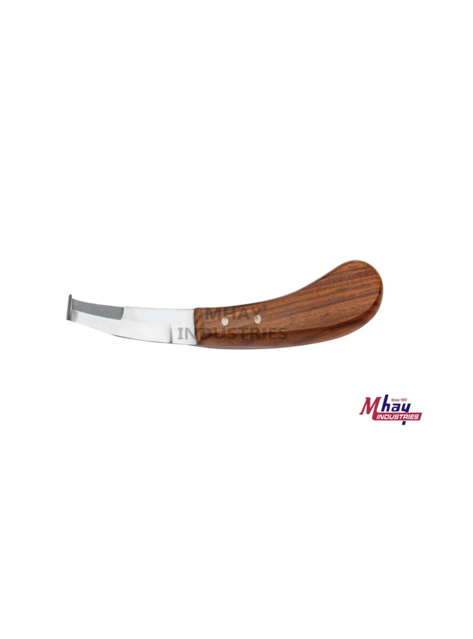 thumbnail image 2 of S.N Equine Farrier Hoof Knife – Right Handed, Razor Edge Sharp, Blue Handle, Made In USA 2 of 6