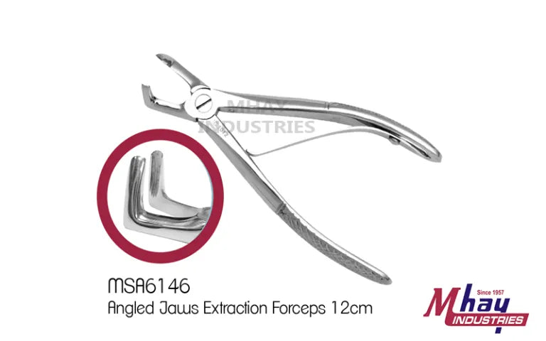 90° Angled Extraction Forceps for Cats & Dogs