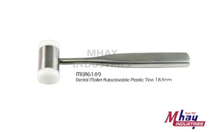 18.5cm Autoclavable Plastic Tips Mallet for Medical Procedures