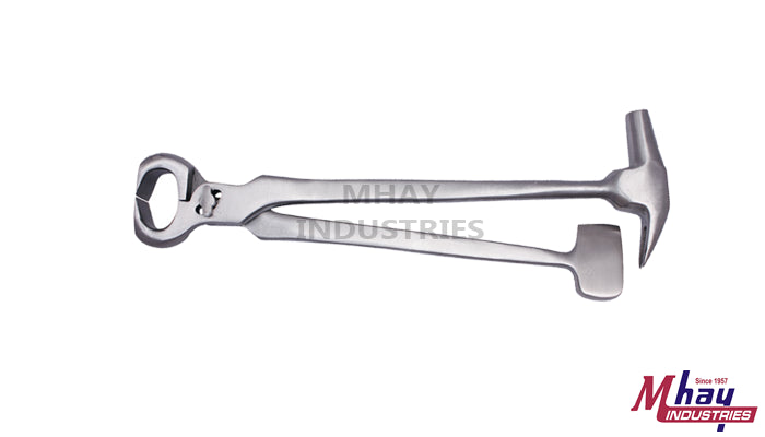 Versatile Farrier Clincher Hammer Multi-Tool for Efficient Hoof Care and Maintenance