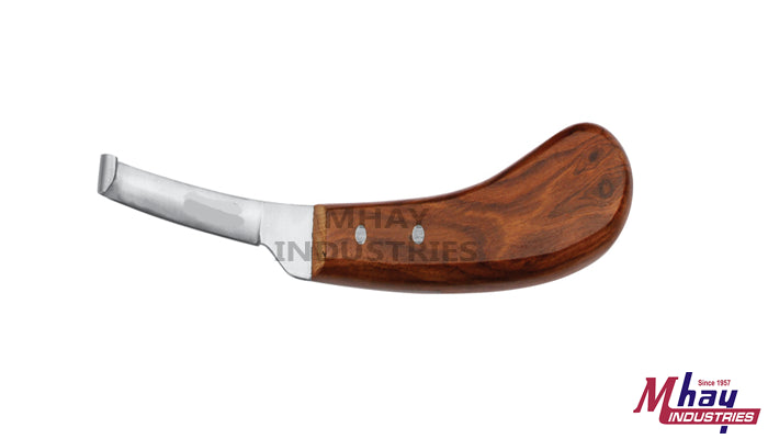 Premium Farrier Hoof Knife Narrow Blade Right