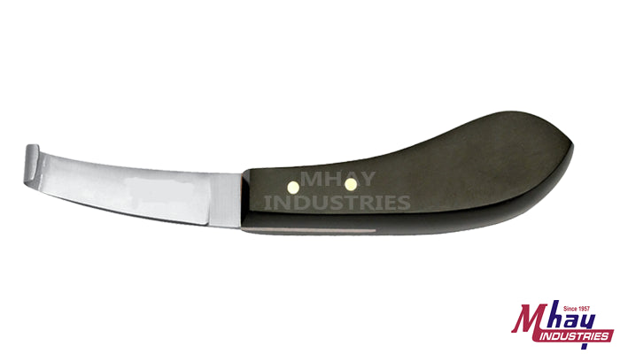Premium Blackwood Hoof Knife Standard Handle
