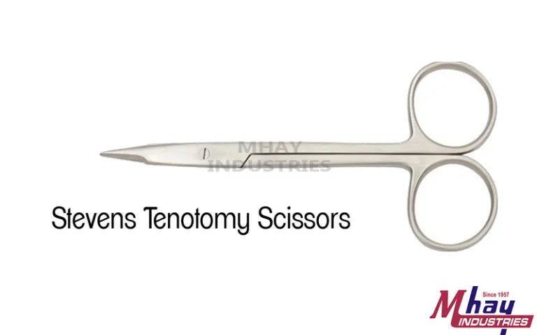 Präzise 4,5" gebogene Stevens-Tenotomieschere für chirurgische Eingriffe