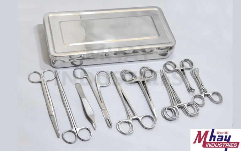 Komplettes Kit für allgemeine Chirurgie | Chirurgische Instrumente höchster Qualität