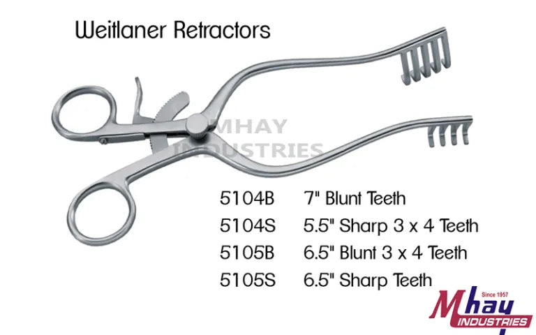 Weitlaner Retractor for Surgical Procedures